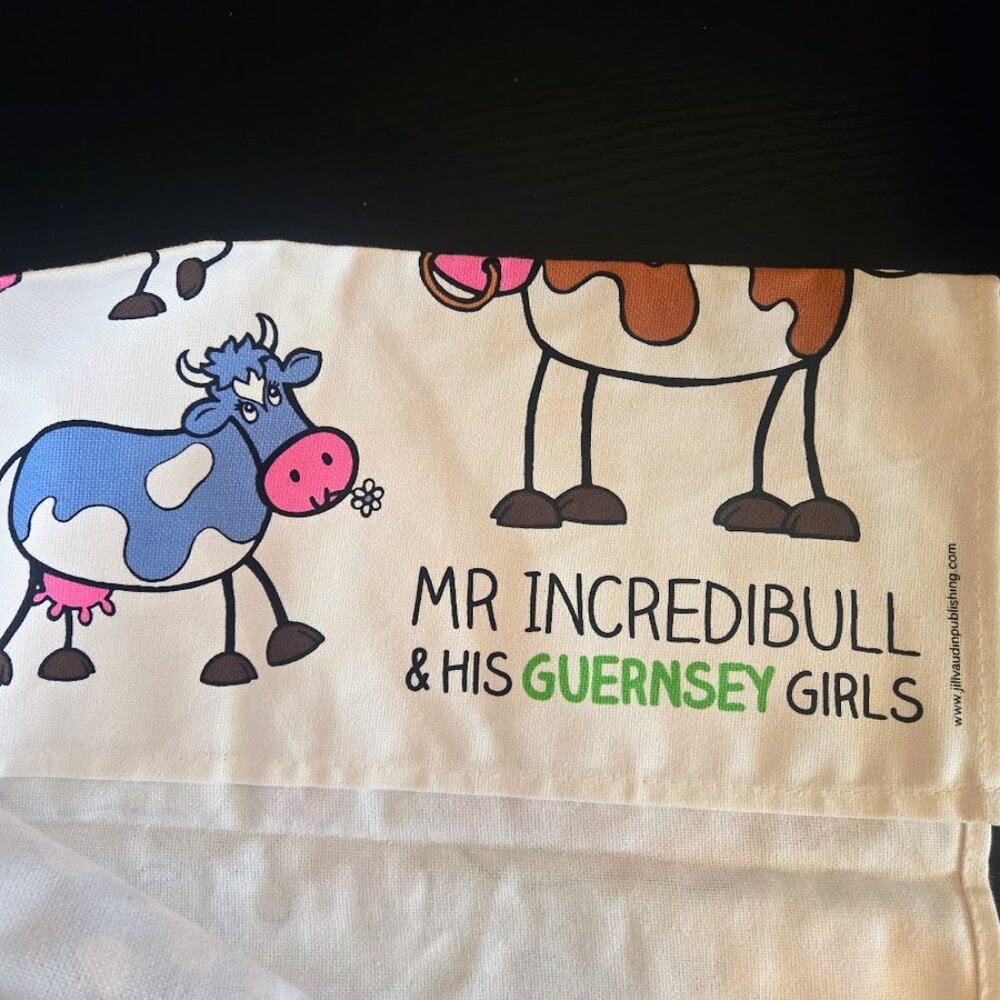 Guernsey cows cute tea towel‎ NWT - Picture 4 of 5
